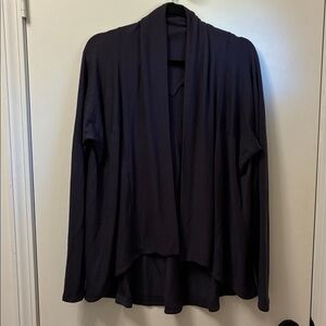 Athleta | Navy Open Front Cardigan Size Small